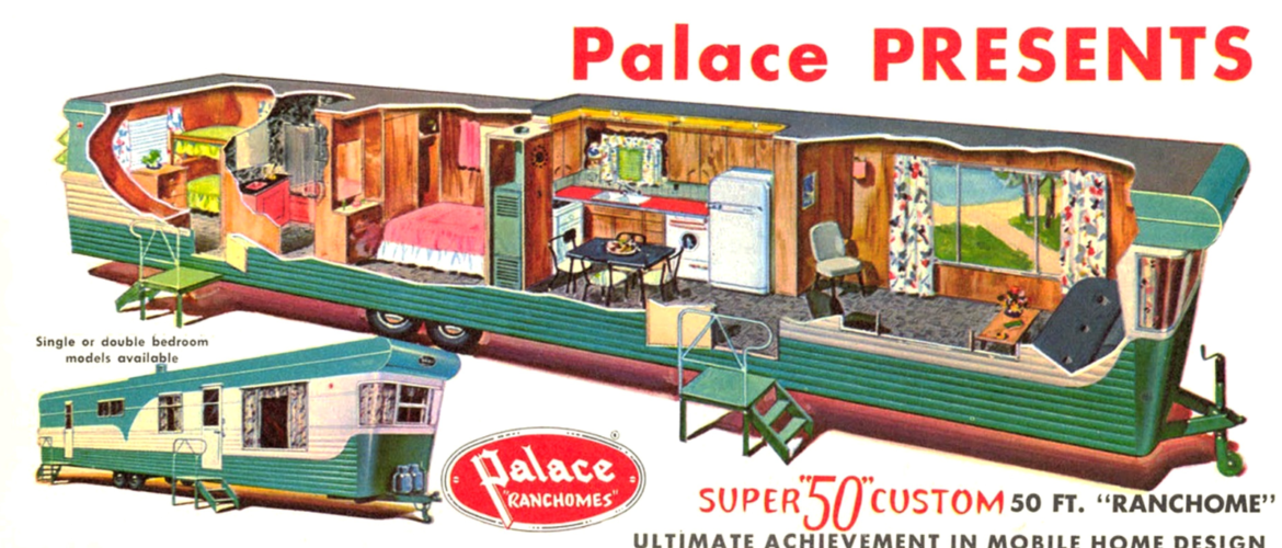 56-57 palace mobile home floor plan