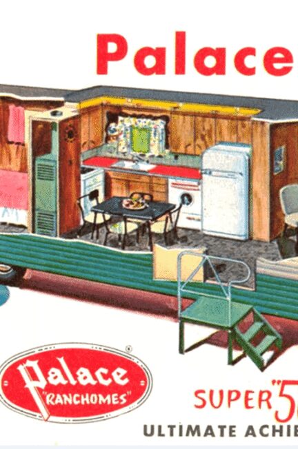 56-57 Palace mobile home floor plan