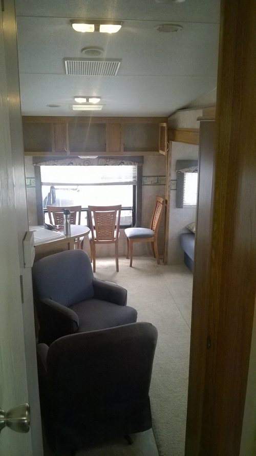 5th Wheel Camper Makeover -Before Makeover - Interior 2