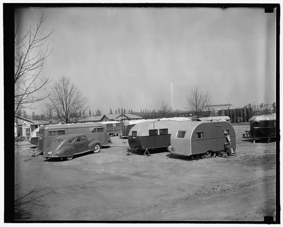 Vintage trailer parks and campground images-vintage campground