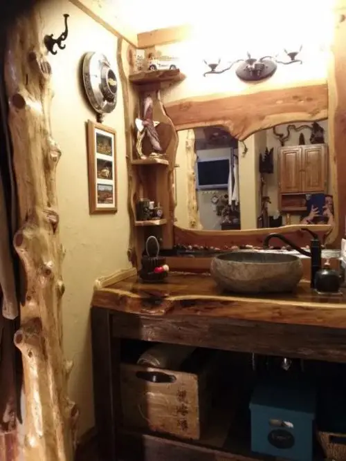 Double Wide Gets an Awesome DIY Rustic Cabin Makeover