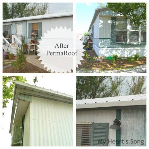 After PermaRoof over on single wide