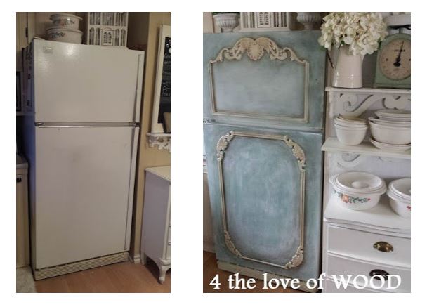 amazing-mobile-home-painting-a-fridge-with-chalk-paint-before-and-after