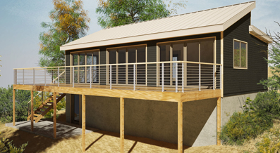 modern green pre-fab homes