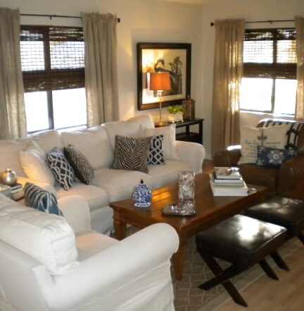 cottage decor in a manufactured home