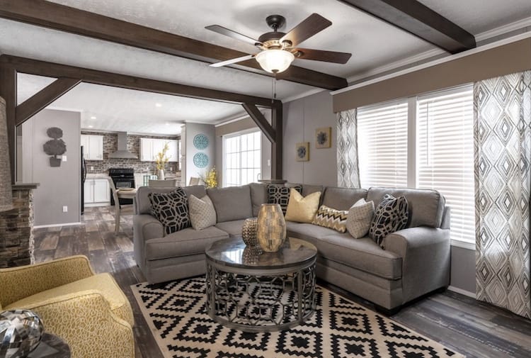 Clayton-Blackjack-model-with-textured-ceiling-and-beams