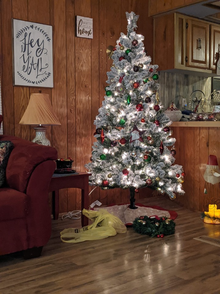 Denise salyer christmas decor in manufactured homes