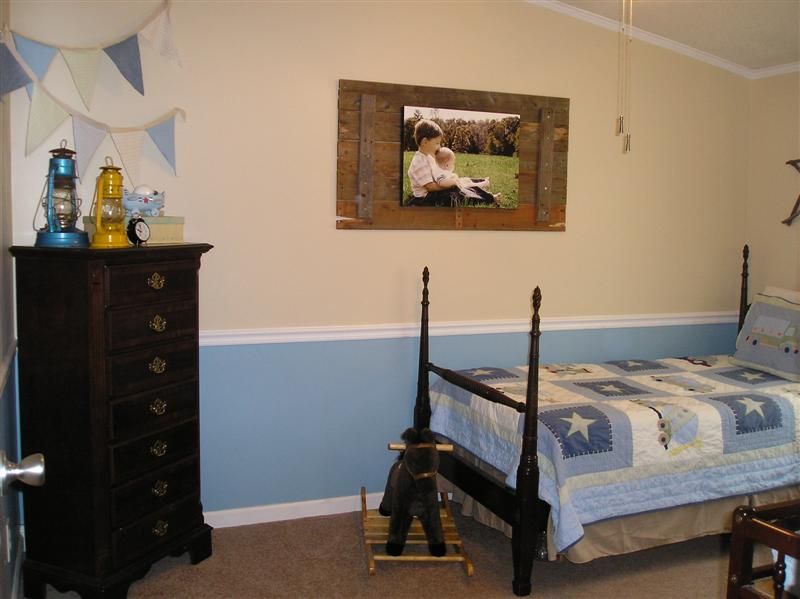 Double wide manufactured bedroom after makeover - homesteading_