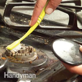 If the burner won't light, try cleaning the igniter.