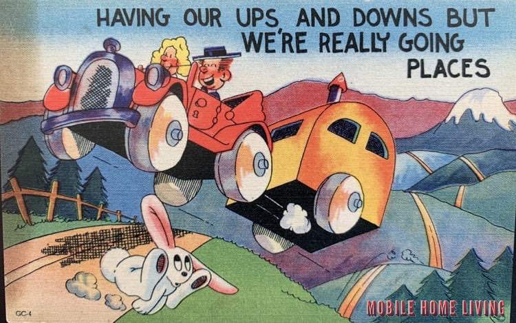 Funny Vintage Trailer And Mobile Home Postcards11 1