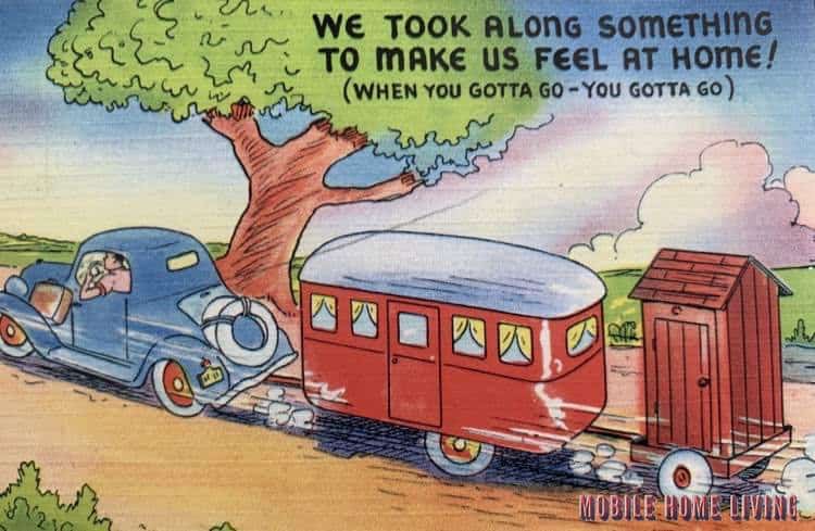 Funny Vintage Trailer And Mobile Home Postcards3 1