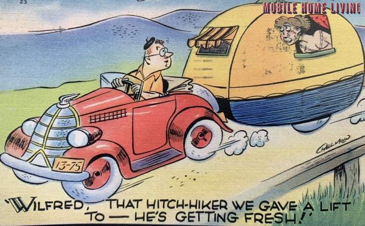 Funny Vintage Trailer And Mobile Home Postcards6 1