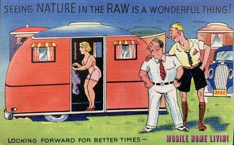 Funny Vintage Trailer And Mobile Home Postcards7 1