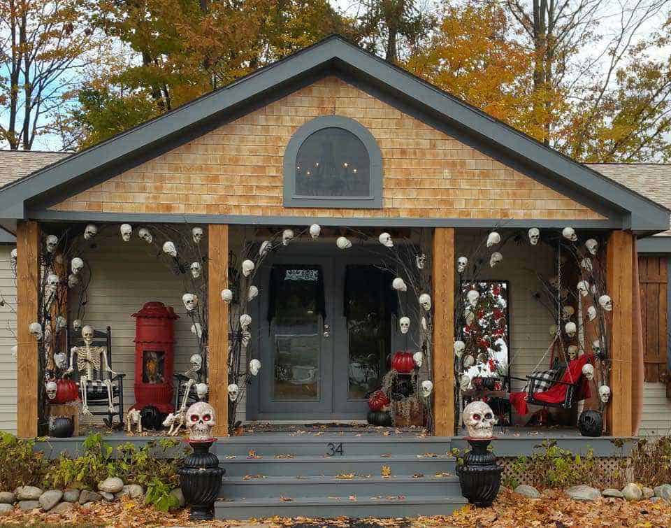 Halloween Decor Manufactured Home Porch Decor 2018 B