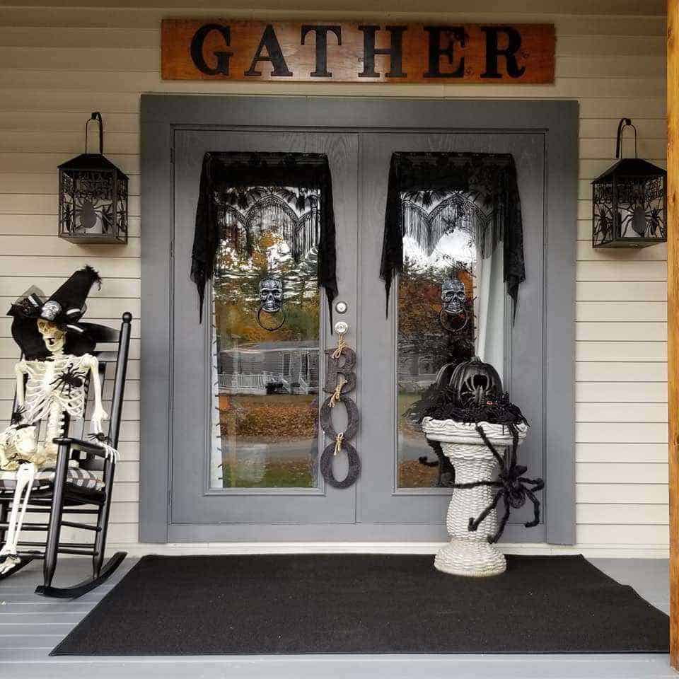 Halloween Decor Manufactured Home Porch Decor Doors