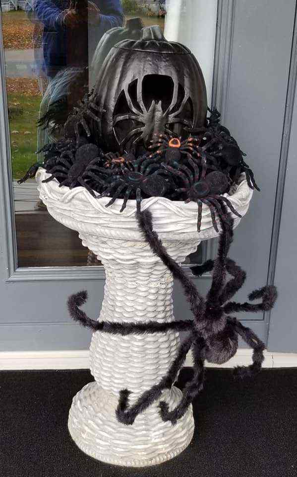 Halloween Decor Manufactured Home Porch Decor Spider Babies