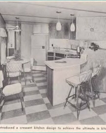 Homettes Crescent Kitchen 1960