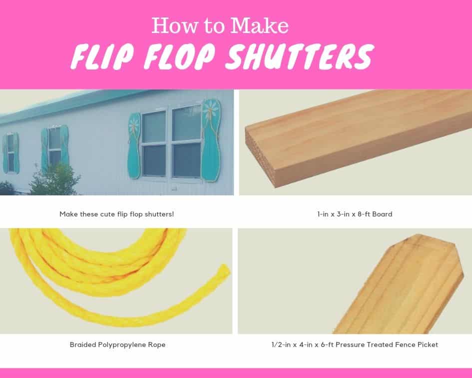 How To Make Flip Flop Shutters 1