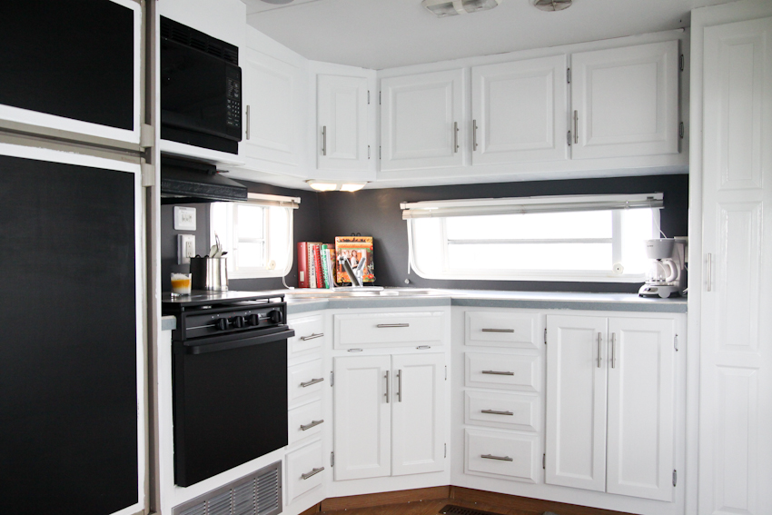 Modern RV Camper Kitchen Makeover 