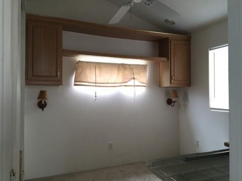 Manufactured Home Renovation: From Factory to Southern Cali Style - Bedroom Before