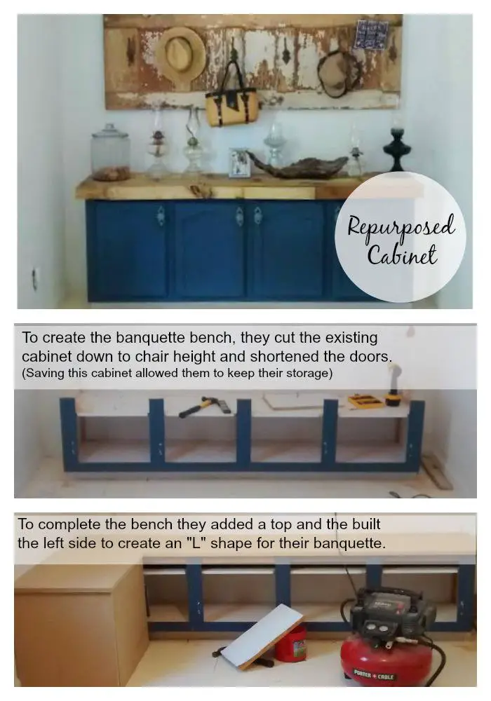 Modern-manufactured-home-makeover-turning-cabinet-into-bench