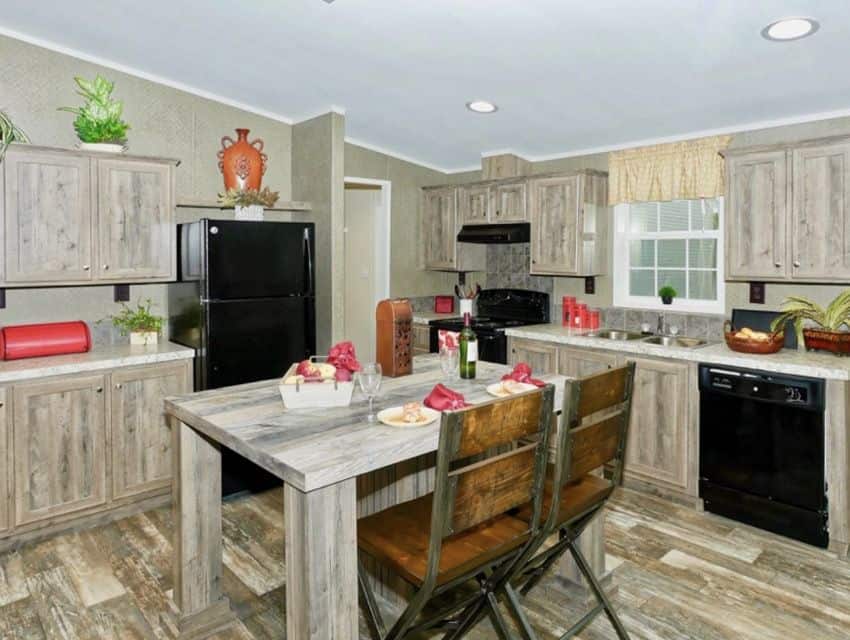 Oak Creek Homes Magnificient Seven Model Kitchen