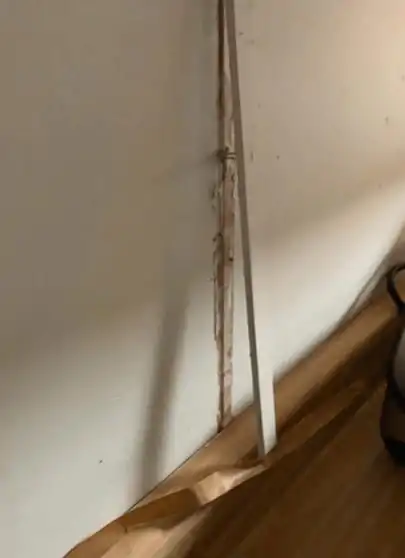 PULLING A Batten Off A Mobile Home Wall
