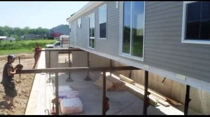 manufactured home installation and setup - Placing a Manufactured Home Over a Full Basement