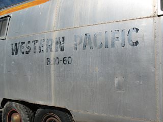 Western Pacific airstream-exterior before remodel