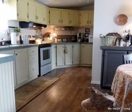 affordable ideas to update mobile home kitchen - painting is the best