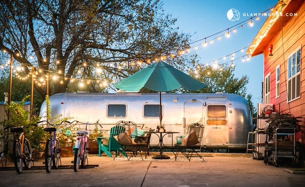 airstream glamping-longhorn state exterior