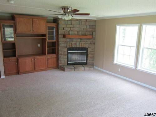 Mobile Homes for Sale - 2004 double wide in AL - great living room with fireplace