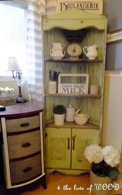 amazing mobile home-corner cabinet