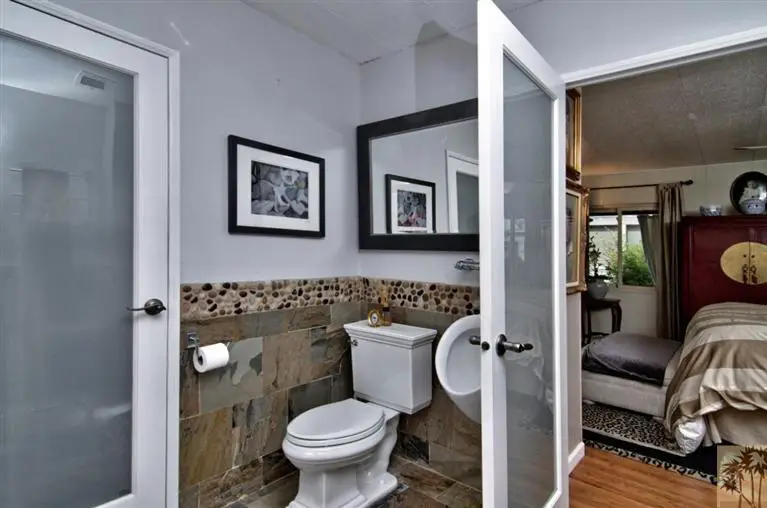 Beautiful manufactured home tour - master bathroom suite 2