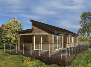 modern green pre-fab homes
