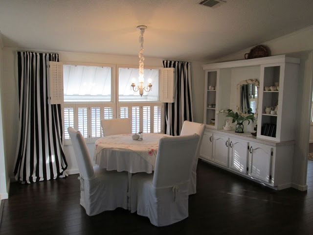 manufactured home makeover-dining room