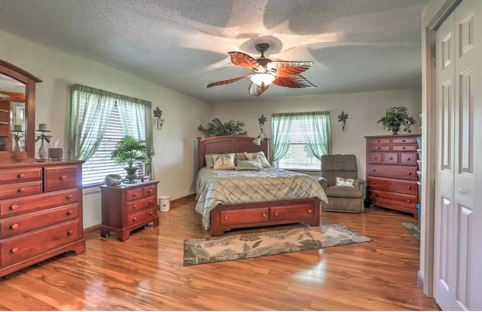 Yes, These Are Manufactured Homes! Brick beauty master bedroom