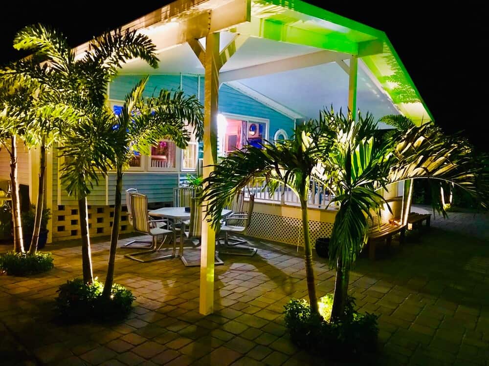 Colorful Landscape Lighting On Beach Double Wide