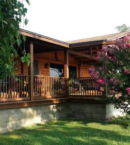 complete double wide remodel in Arkansas - exterior after