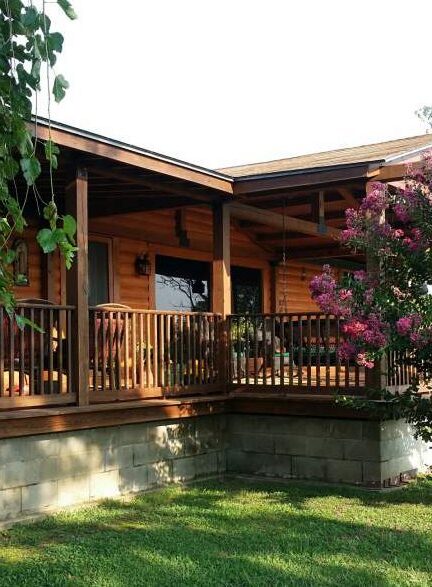 complete double wide remodel in Arkansas - exterior after