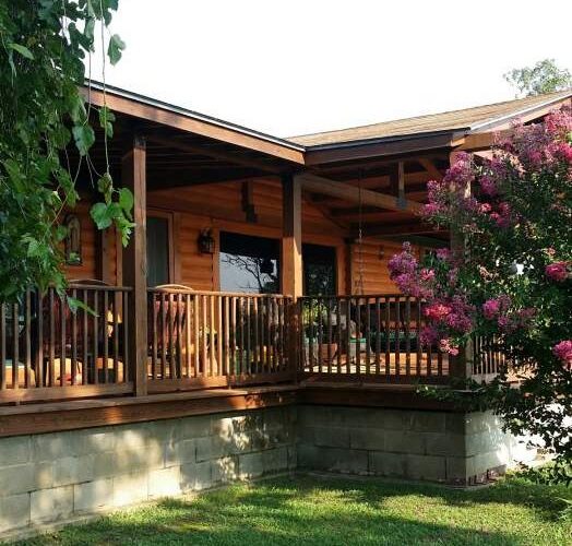 complete double wide remodel in arkansas - exterior after