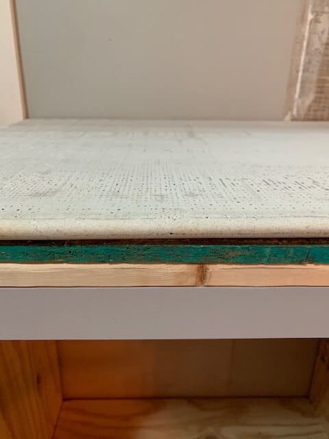 Countertop Before Adding Finish