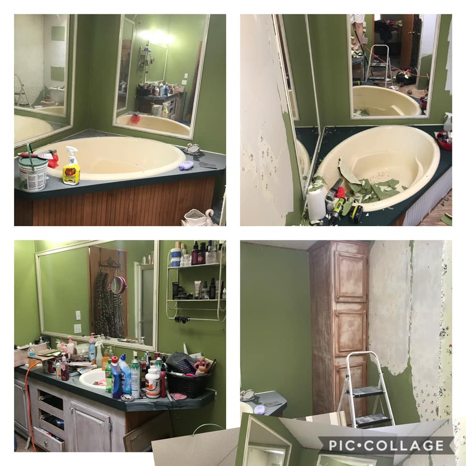 Debbie Bathroom During Remodel