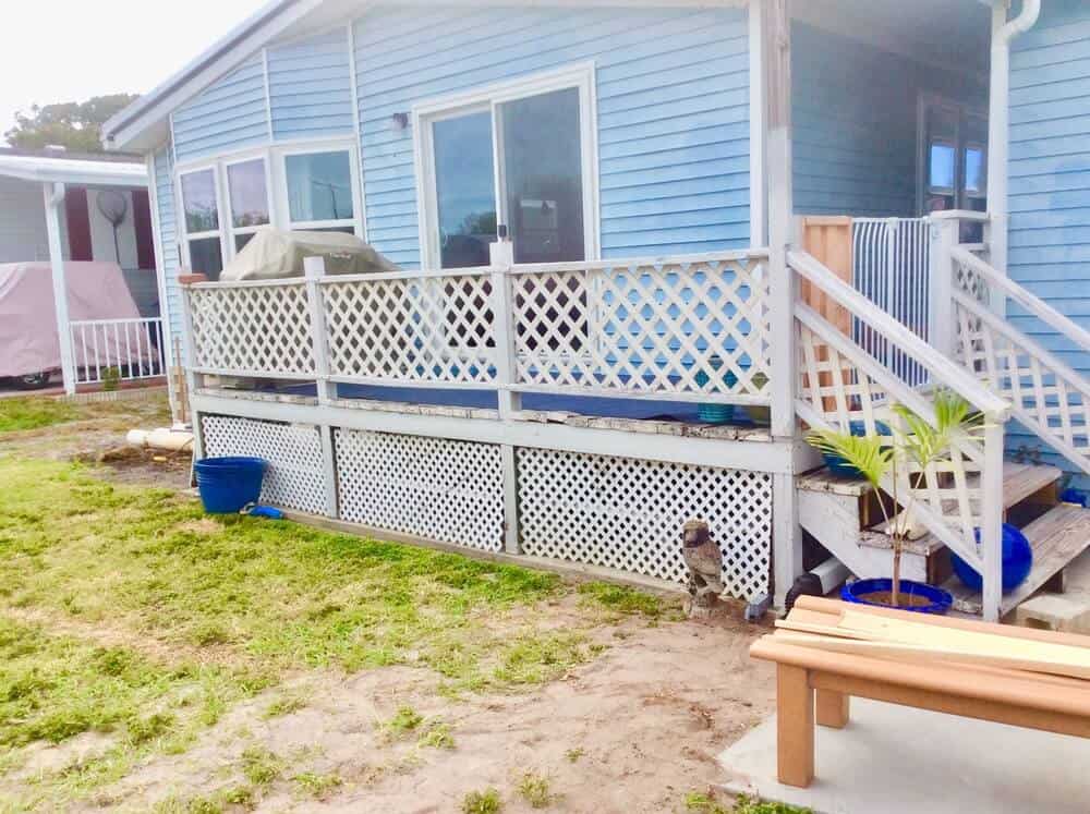 Deck With Lattice Railing In FL