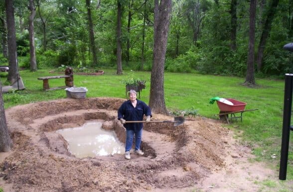 10 Great Landscaping Ideas For Mobile Homes Digging a pond