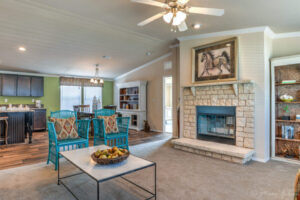 double wide manufactured home design-fireplace