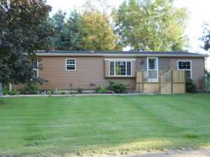 double wide remodel - exterior