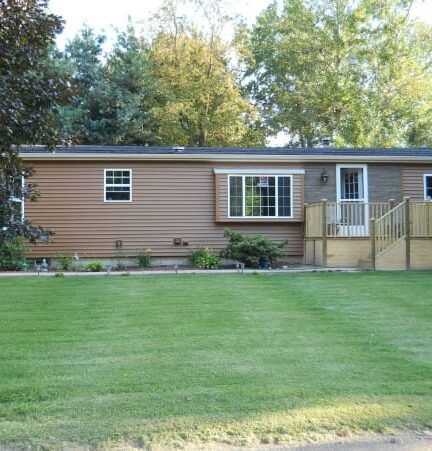 double wide remodel - exterior