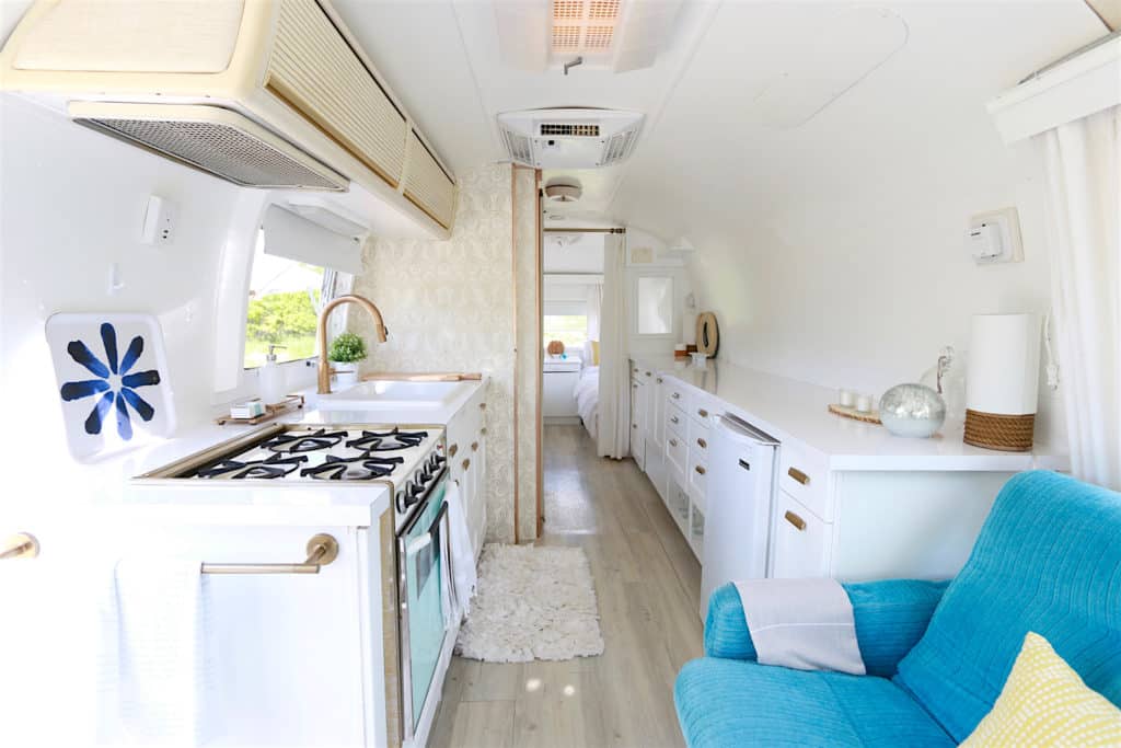 Dreamy Airstream Kitchen After