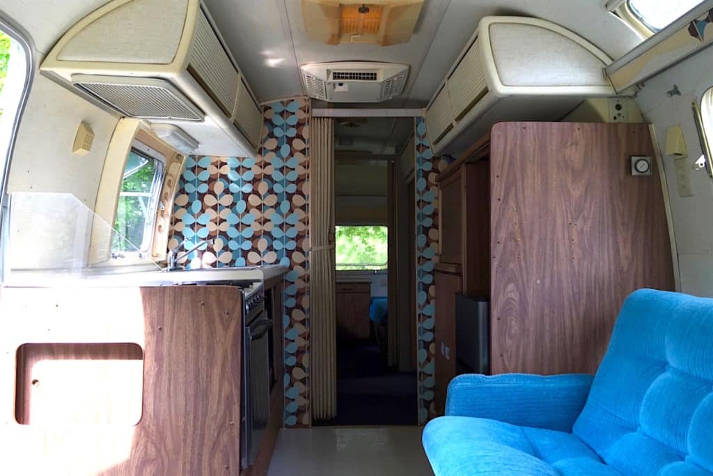 Dreamy Airstream Makeovers Kitchen Before